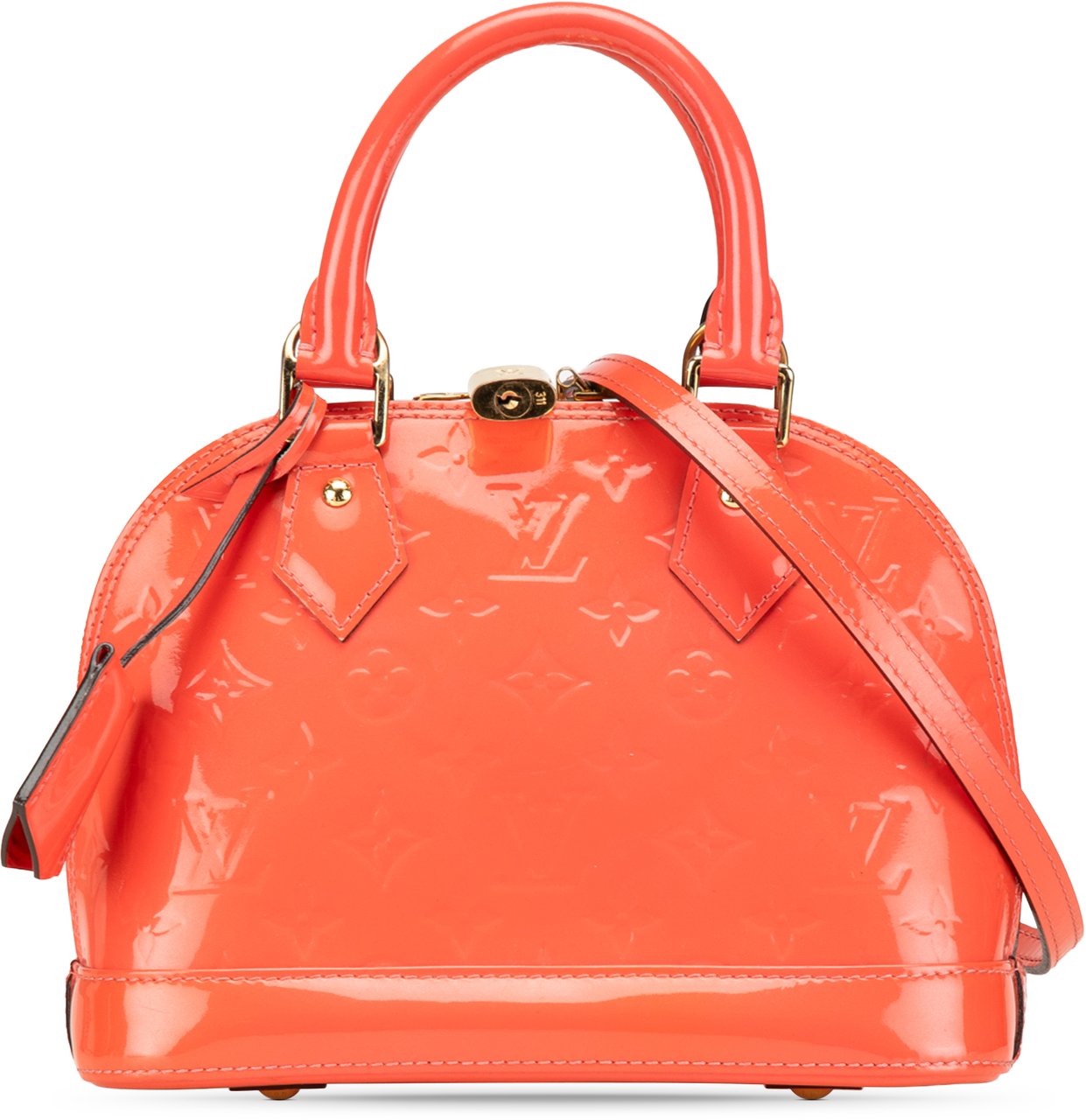 Louis Vuitton Monogram Vernis Alma BB Oranje