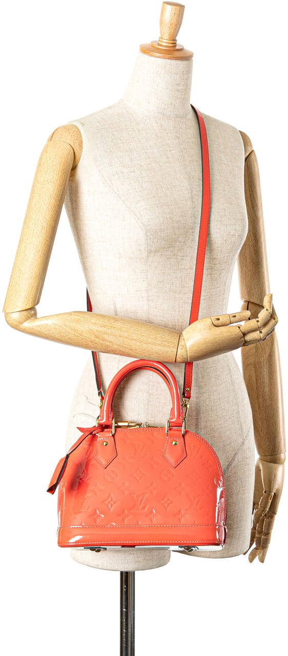 Louis Vuitton Monogram Vernis Alma BB Oranje