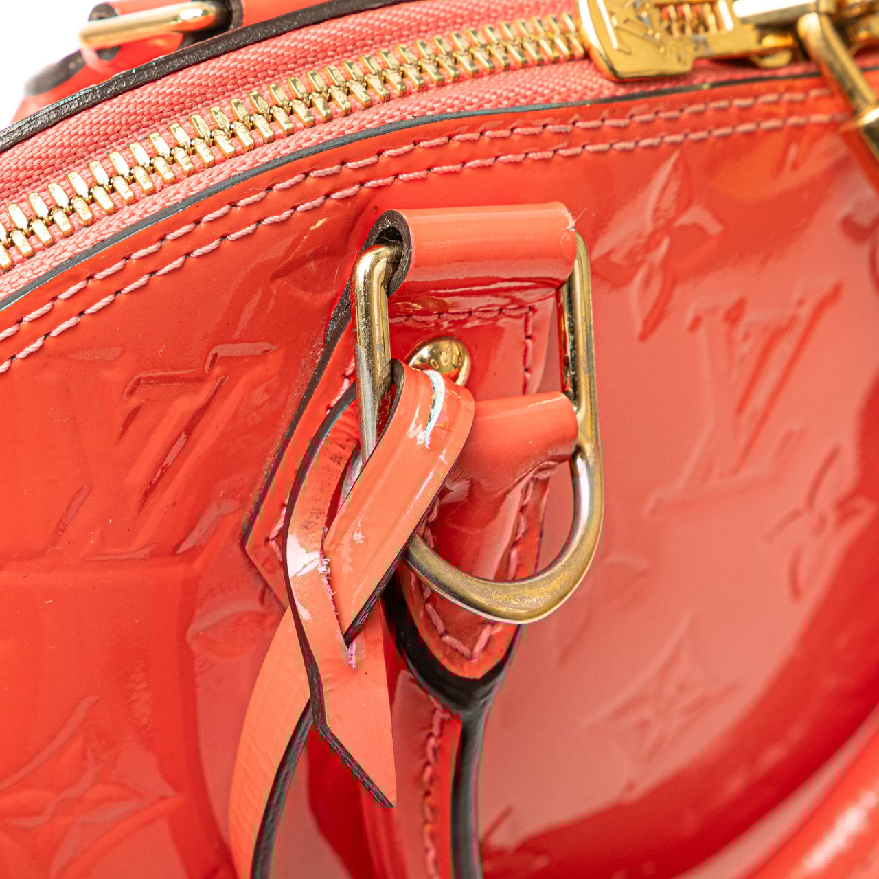 Louis Vuitton Monogram Vernis Alma BB Oranje