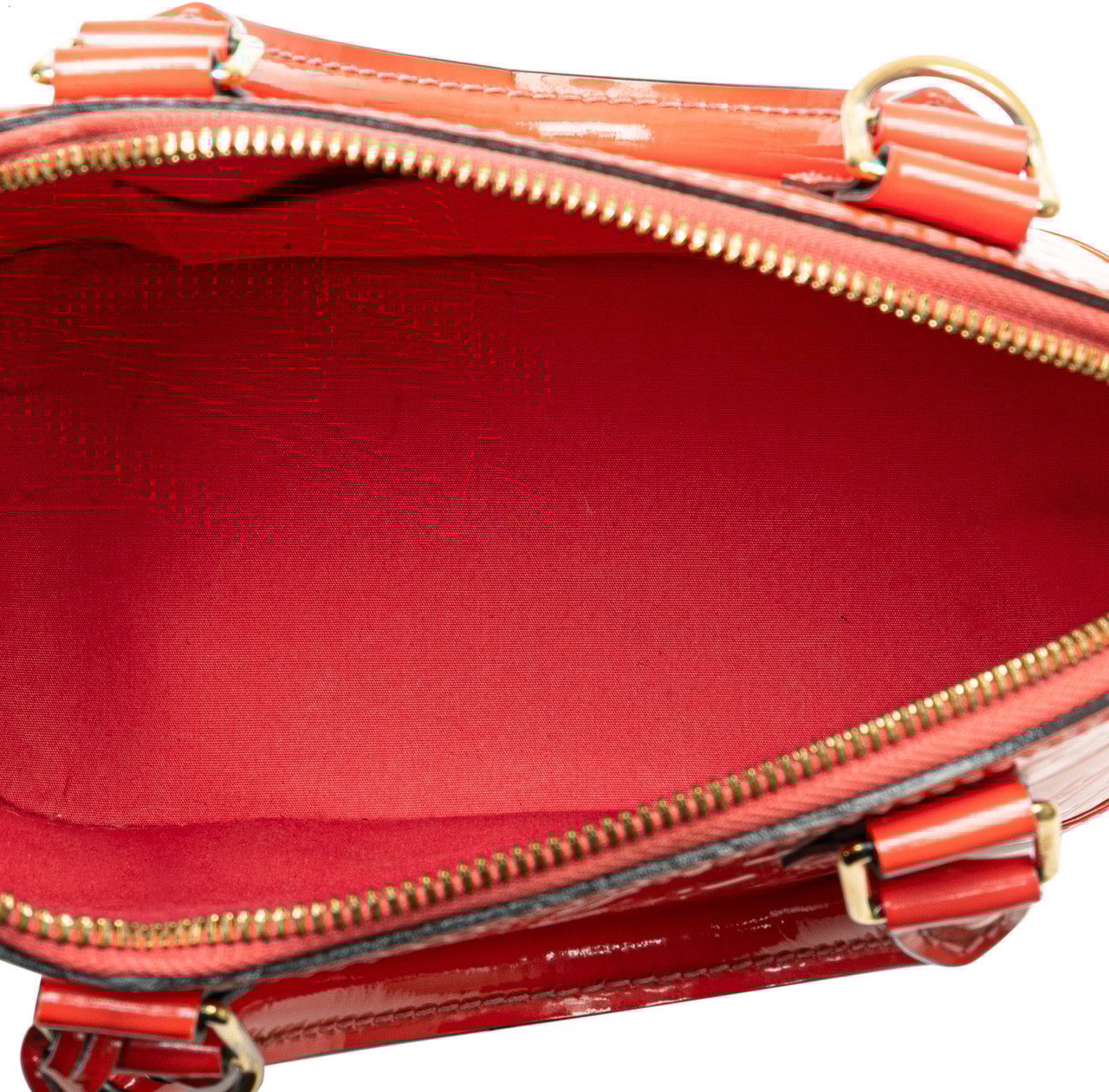 Louis Vuitton Monogram Vernis Alma BB Oranje