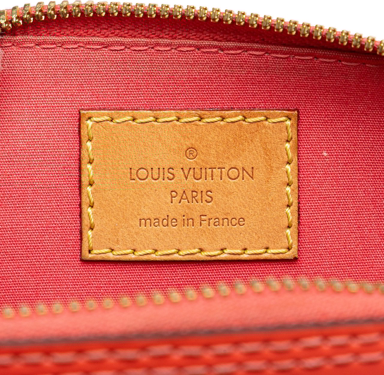 Louis Vuitton Monogram Vernis Alma BB Oranje