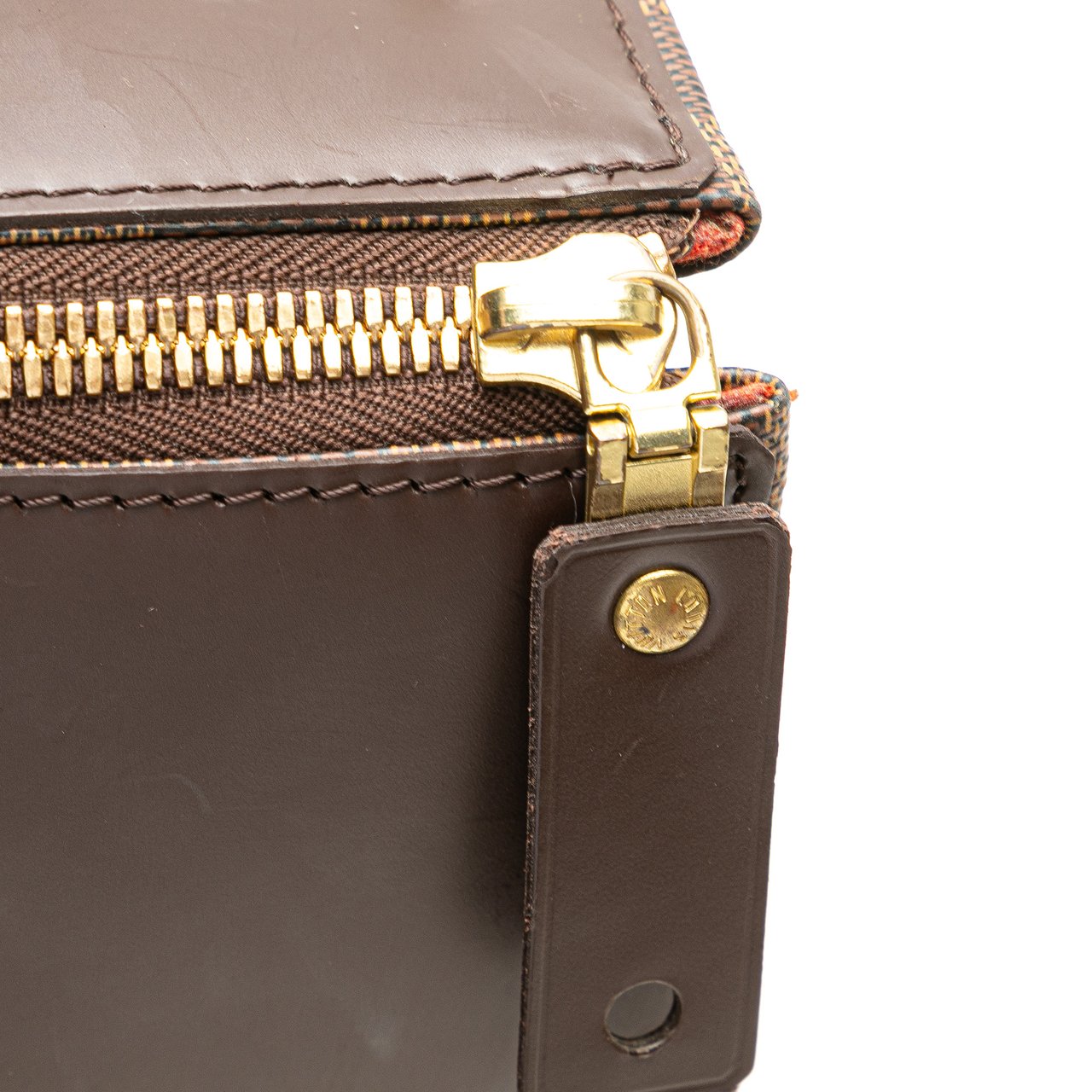 Louis Vuitton Damier Ebene Greenwich PM Bruin