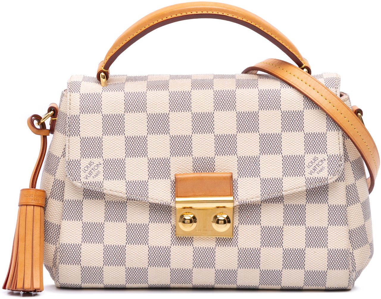 Louis Vuitton Damier Azur Croisette Wit
