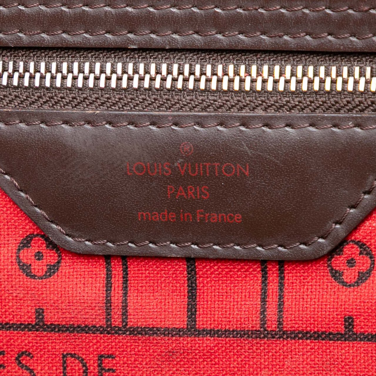 Louis Vuitton Damier Ebene Neverfull GM Bruin