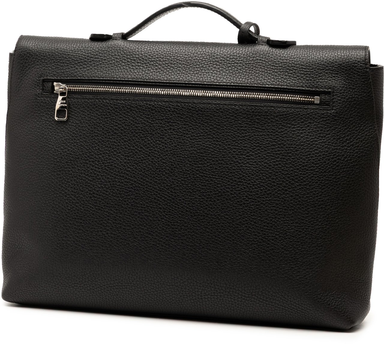 Louis Vuitton Taurillon Serviette Dorian Briefcase Zwart