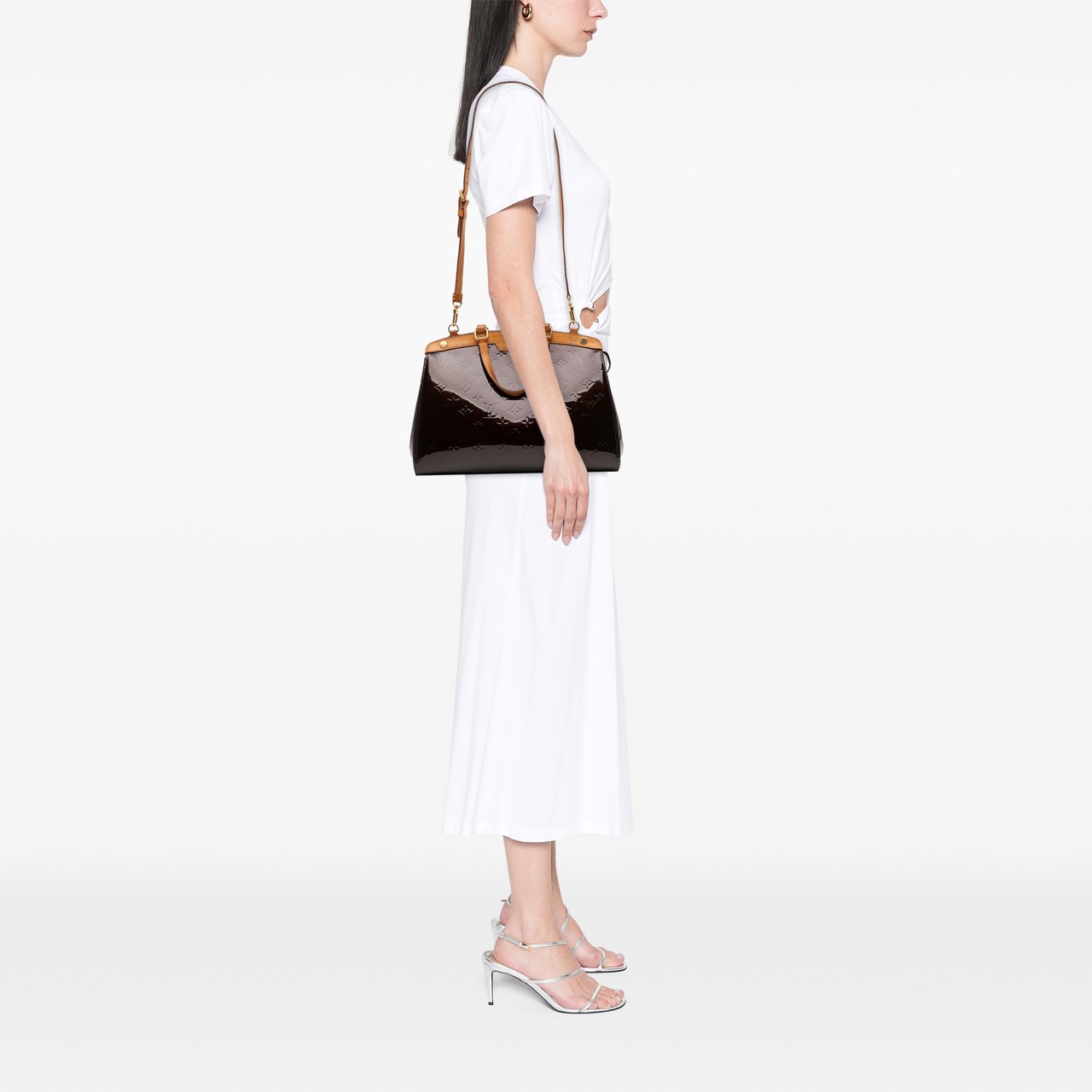 Louis Vuitton Monogram Vernis Brea MM Paars