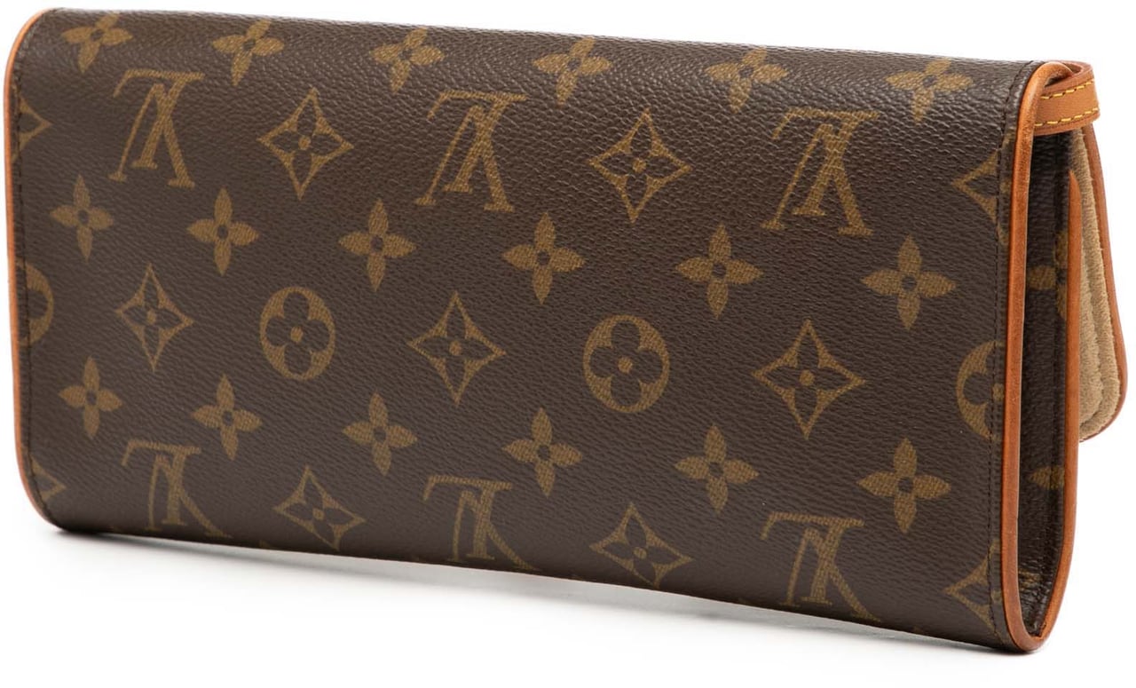 Louis Vuitton Monogram Pochette Twin GM Bruin