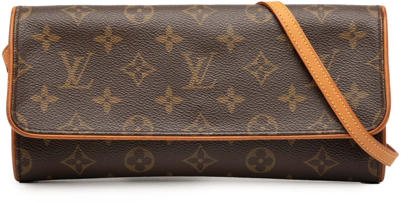 Louis Vuitton Monogram Pochette Twin GM Bruin