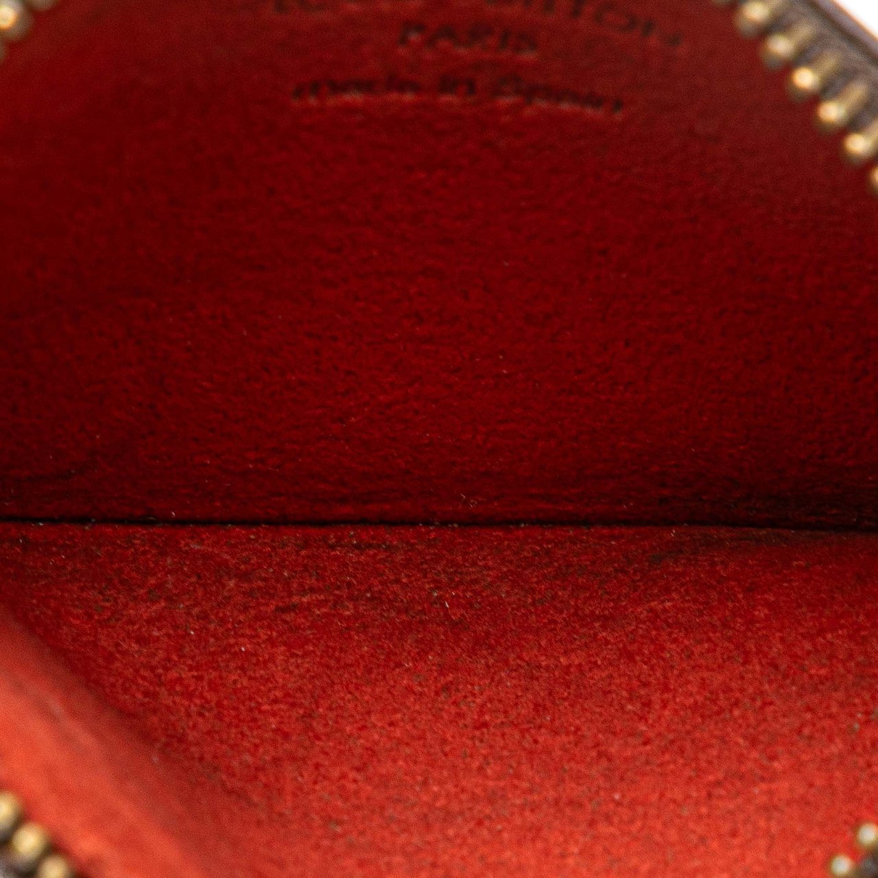 Louis Vuitton Damier Ebene Pochette Cles Bruin