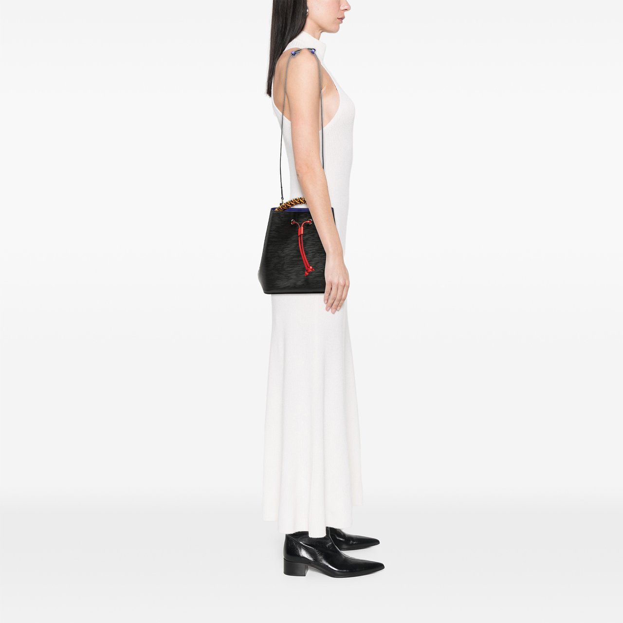 Louis Vuitton Epi Braided Neonoe MM Blauw