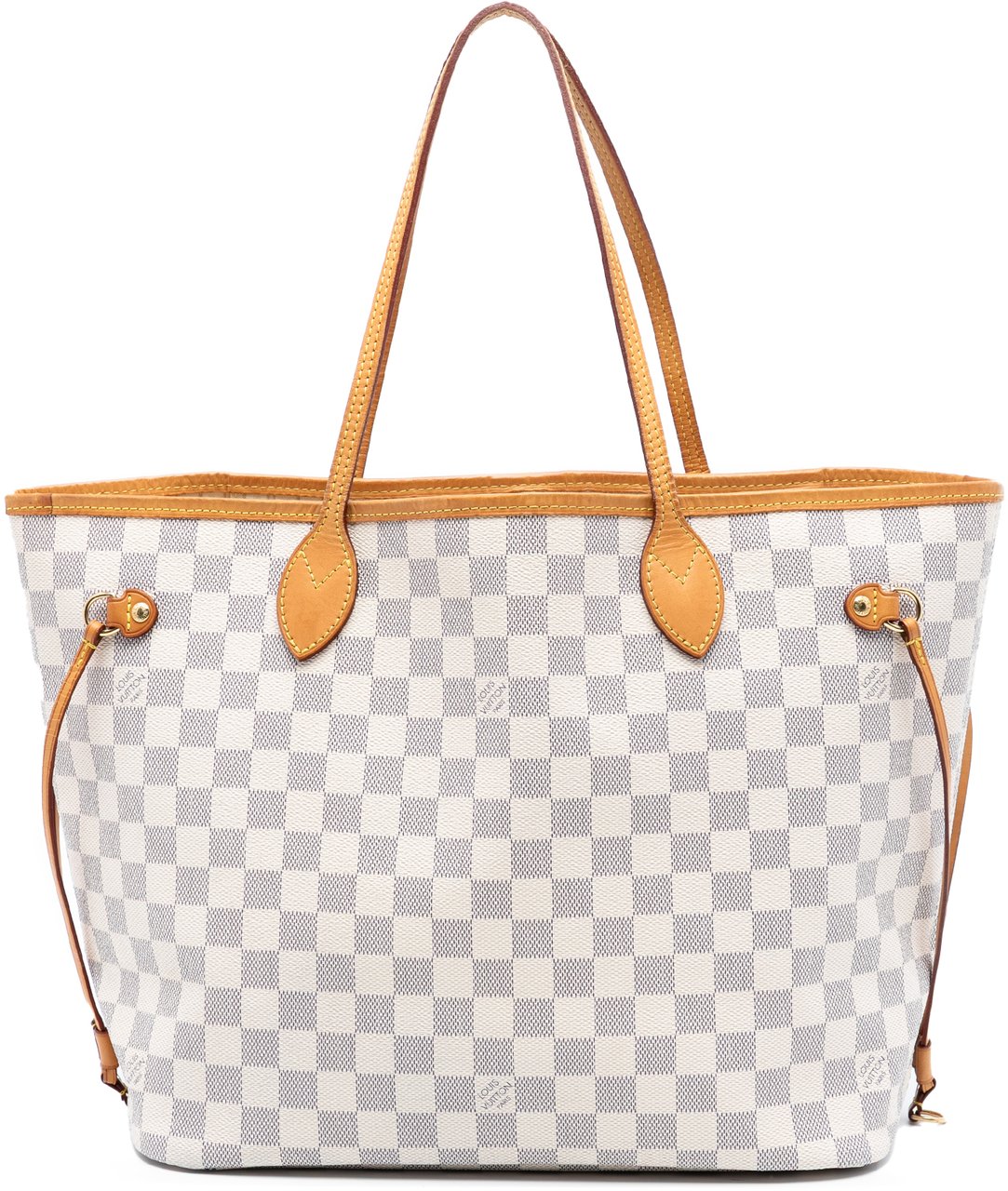 Louis Vuitton Damier Azur Neverfull MM Wit