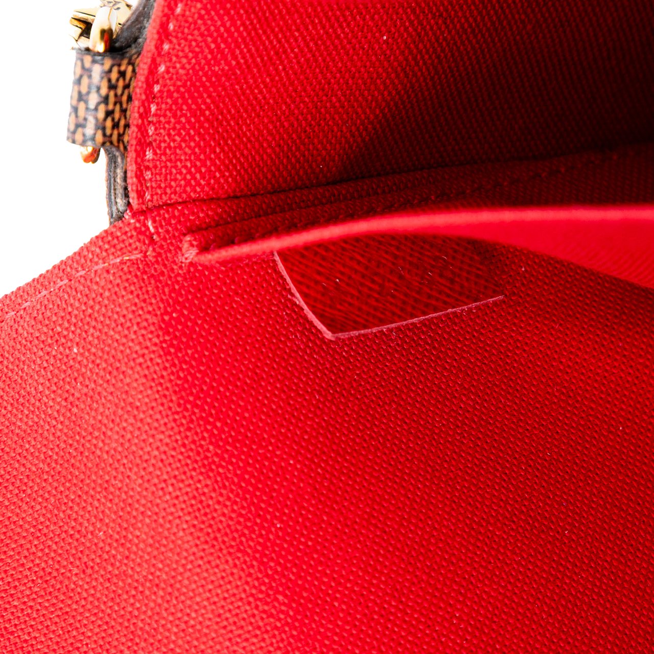 Louis Vuitton Damier Ebene Pochette Felicie Bruin