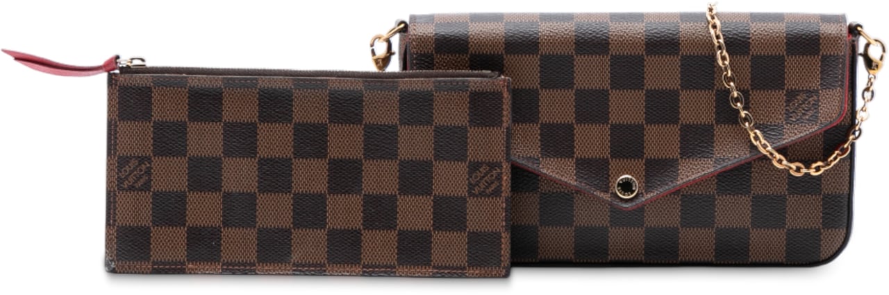 Louis Vuitton Damier Ebene Pochette Felicie Bruin