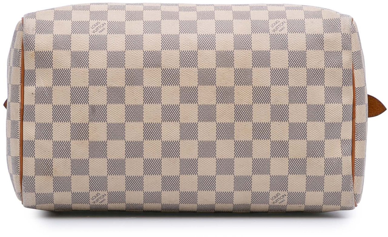 Louis Vuitton Damier Azur Speedy 30 Wit