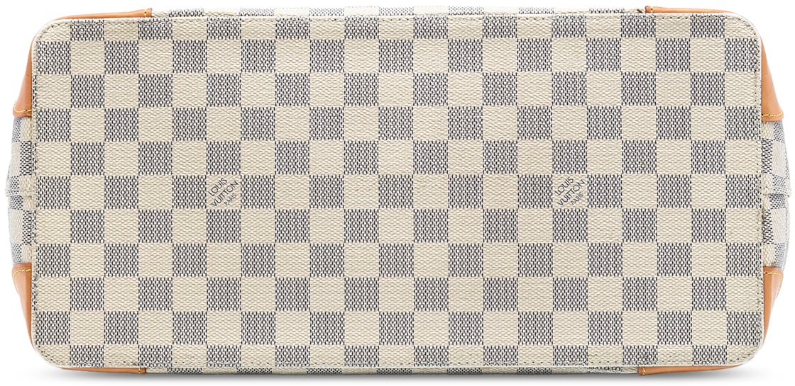 Louis Vuitton Damier Azur Hampstead MM Wit