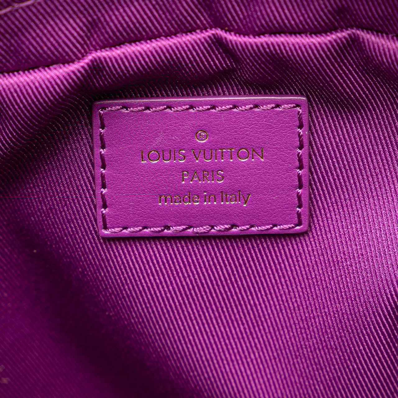 Louis Vuitton Monogram Denim Outdoor Bumbag Paars