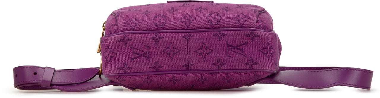 Louis Vuitton Monogram Denim Outdoor Bumbag Paars