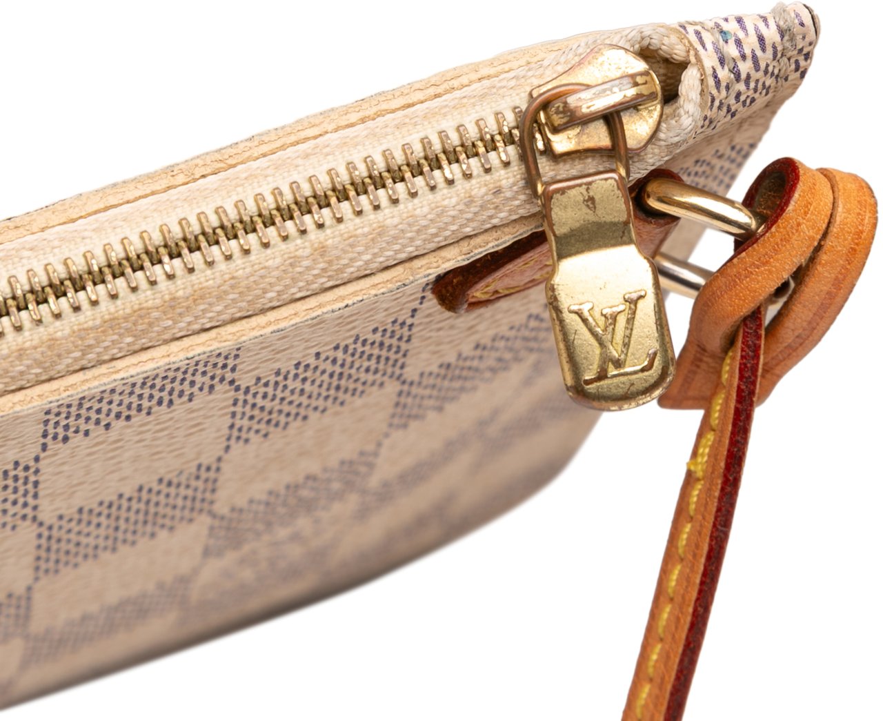 Louis Vuitton Damier Azur Neverfull MM Wit