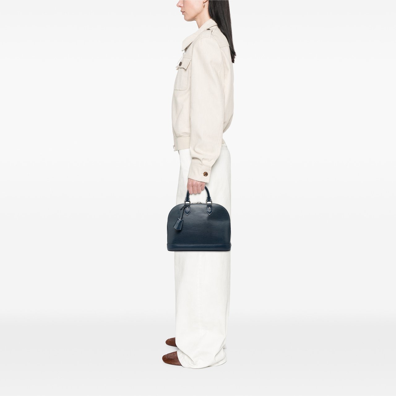 Louis Vuitton Epi Alma PM Blauw