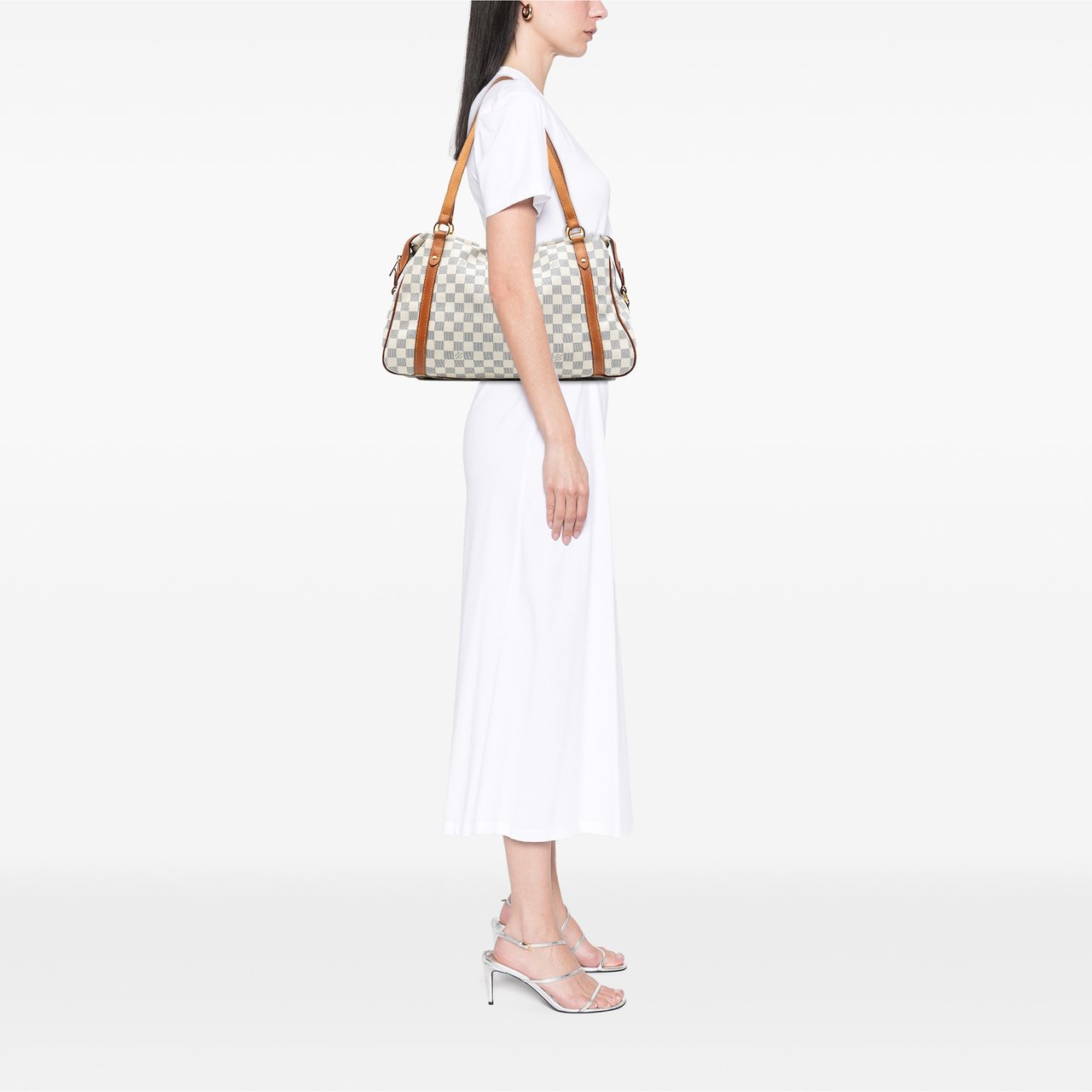 Louis Vuitton Damier Azur Stresa GM Wit