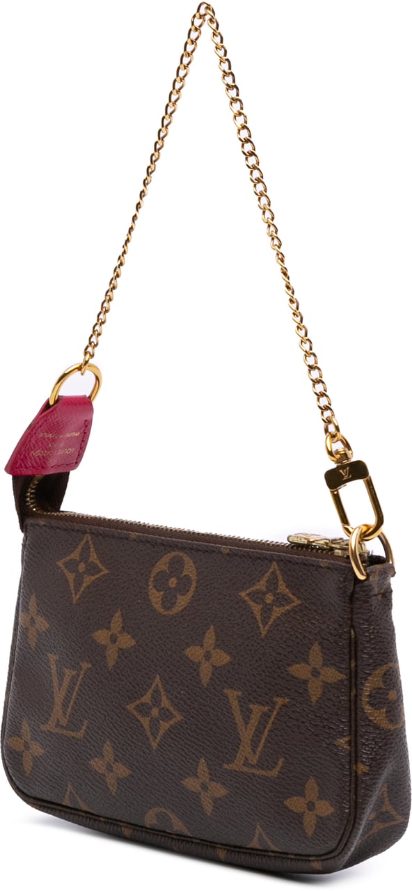 Louis Vuitton Monogram Giraffe Christmas Mini Pochette Accessoires Bruin