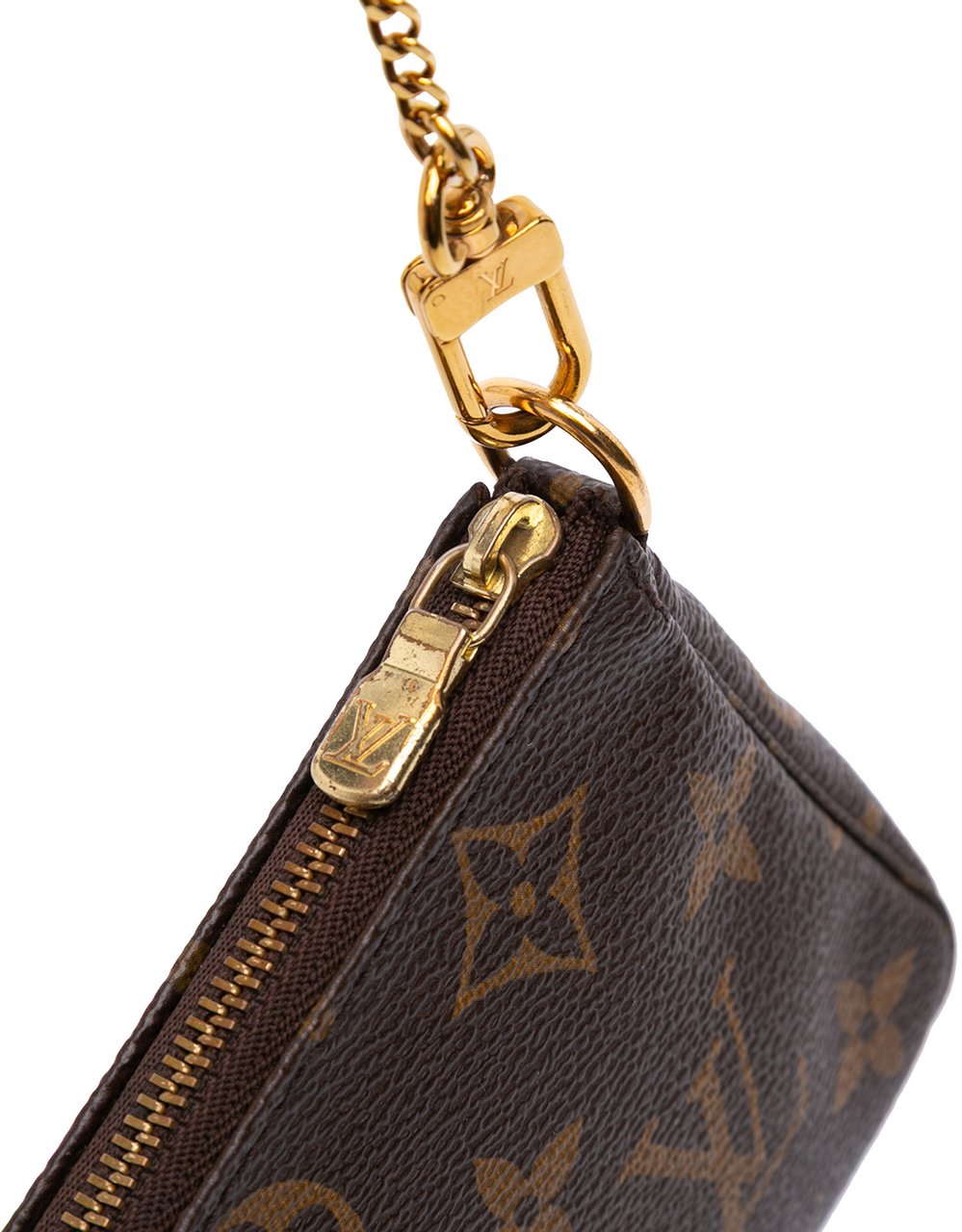 Louis Vuitton Monogram Giraffe Christmas Mini Pochette Accessoires Bruin
