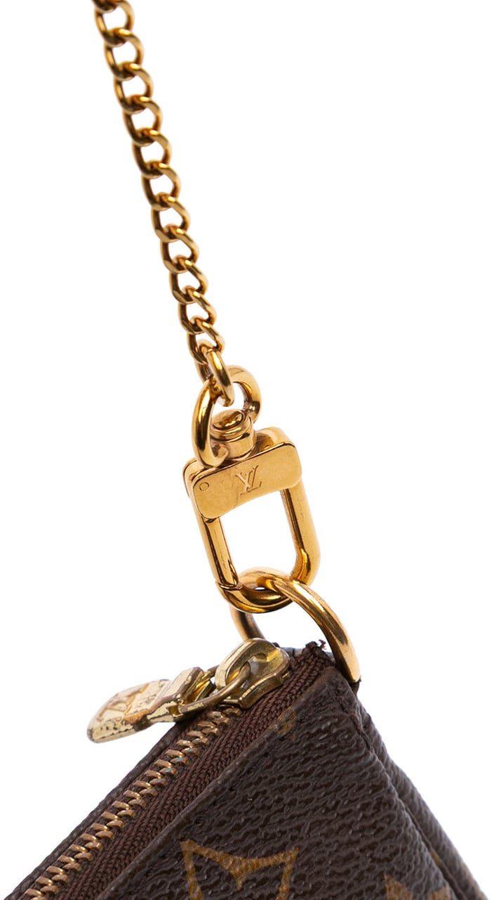 Louis Vuitton Monogram Giraffe Christmas Mini Pochette Accessoires Bruin