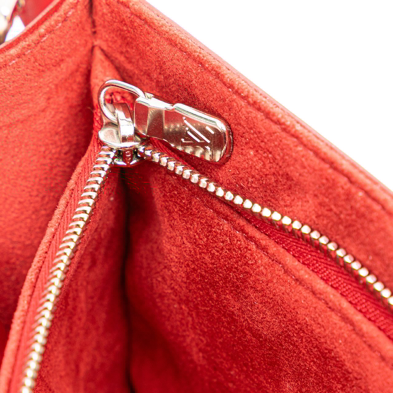Louis Vuitton Epi Sevigne Clutch Rood