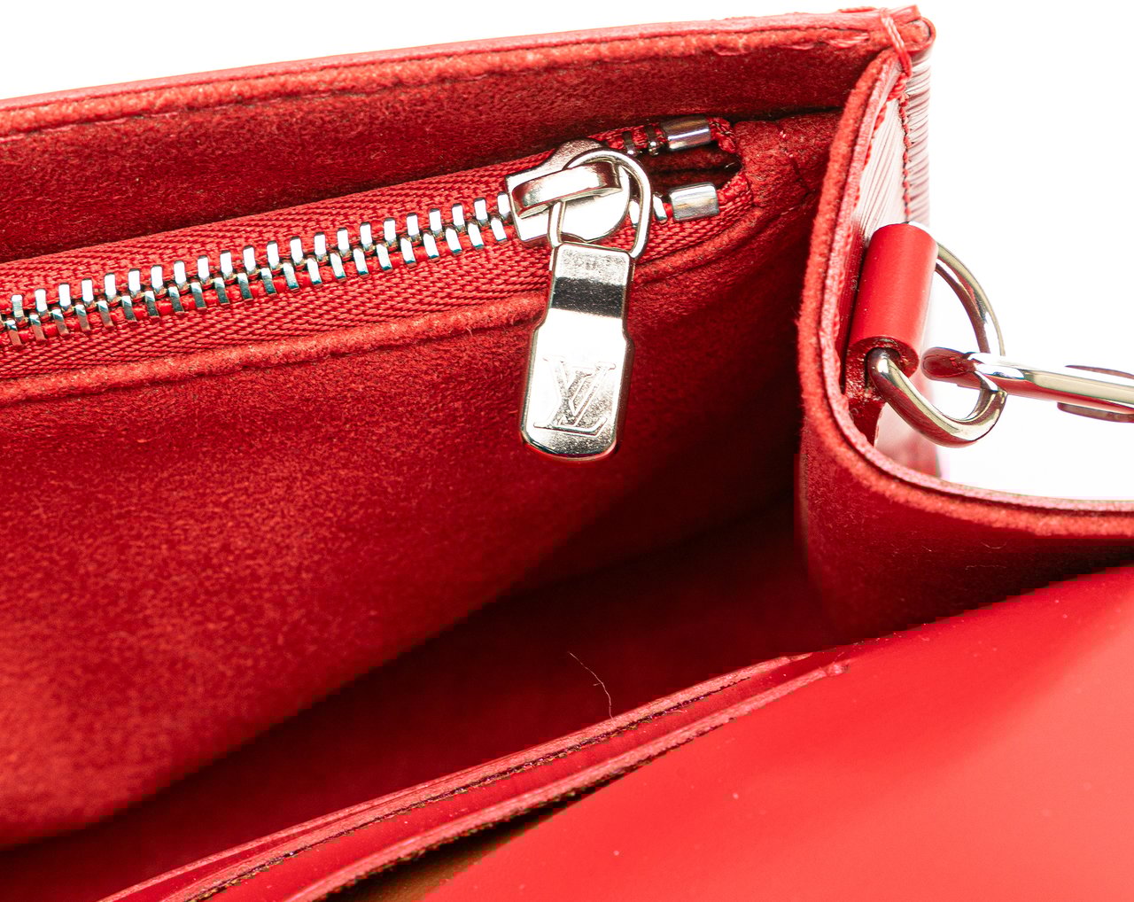 Louis Vuitton Epi Sevigne Clutch Rood