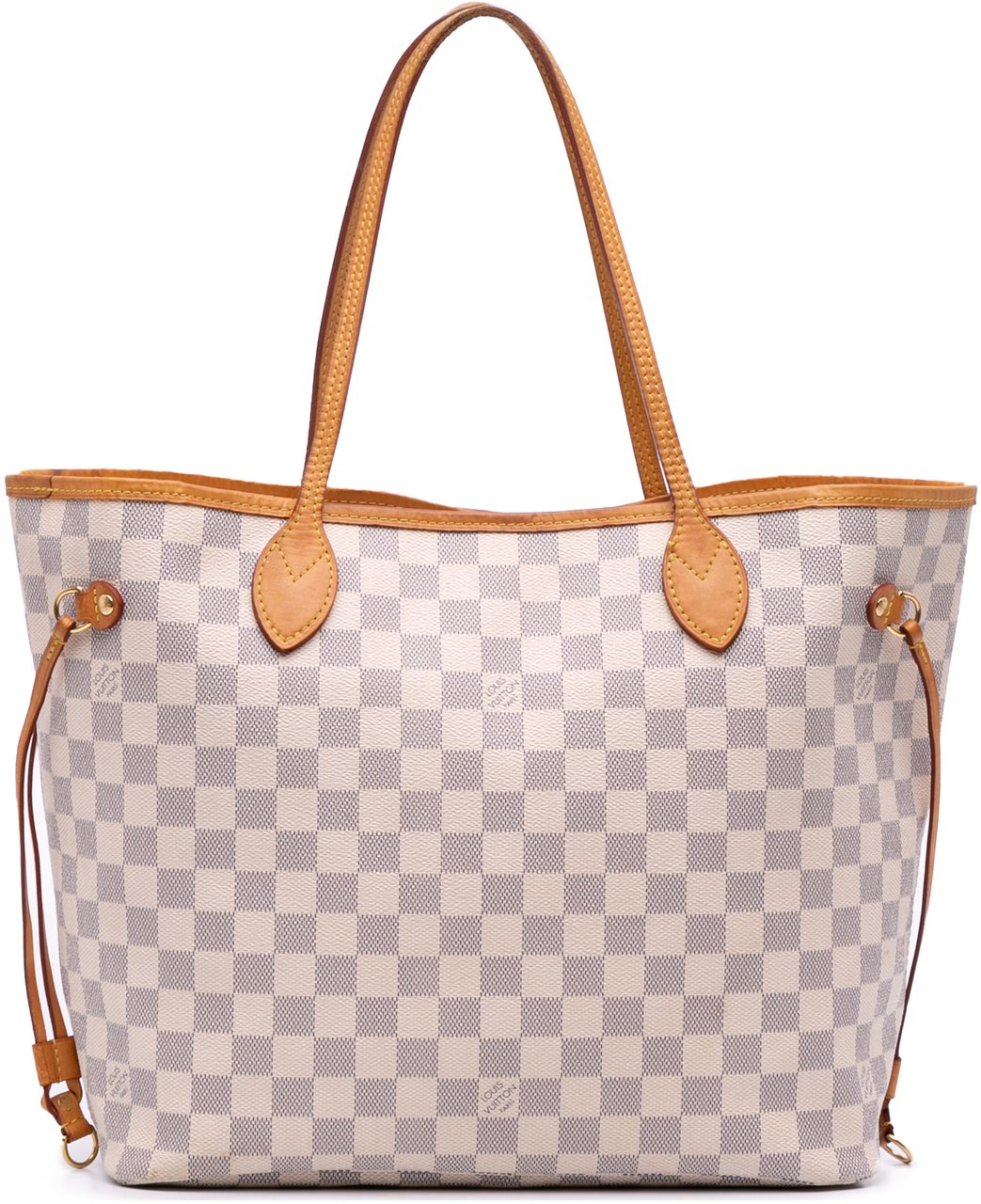 Louis Vuitton Damier Azur Neverfull MM Wit