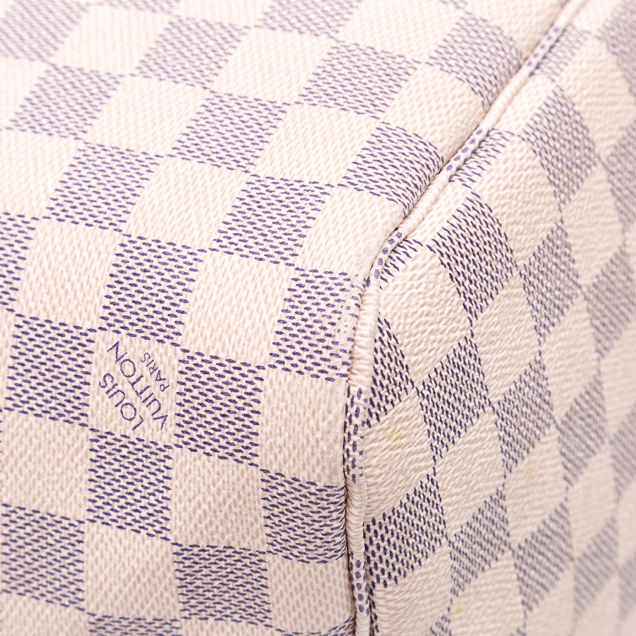 Louis Vuitton Damier Azur Neverfull MM Wit