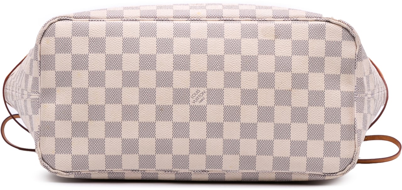 Louis Vuitton Damier Azur Neverfull MM Wit