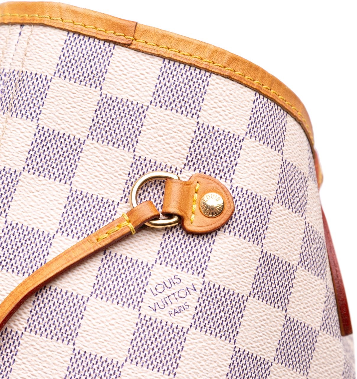 Louis Vuitton Damier Azur Neverfull MM Wit