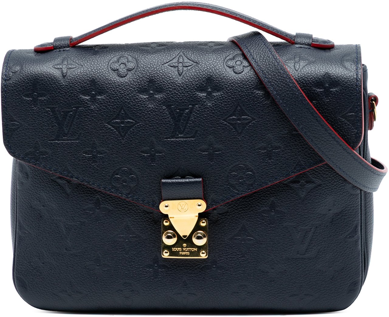 Louis Vuitton Monogram Empreinte Pochette Metis Blauw