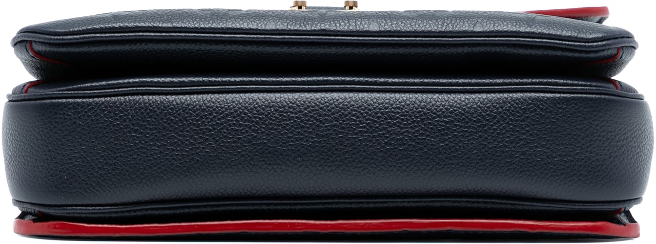 Louis Vuitton Monogram Empreinte Pochette Metis Blauw