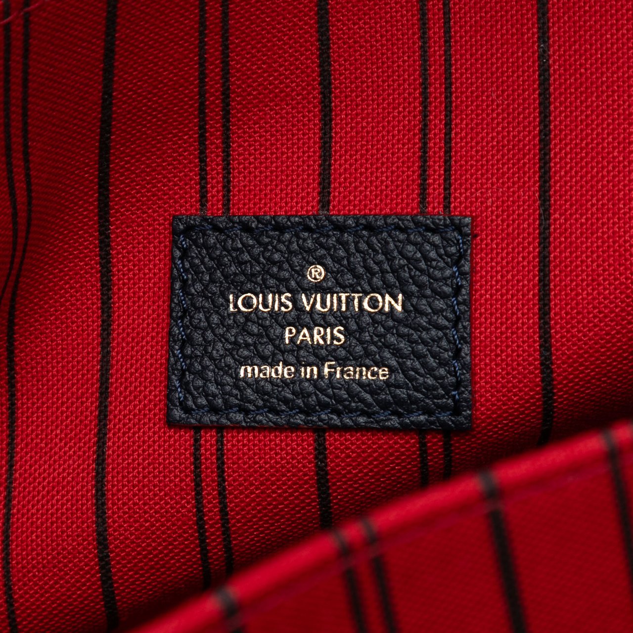 Louis Vuitton Monogram Empreinte Pochette Metis Blauw