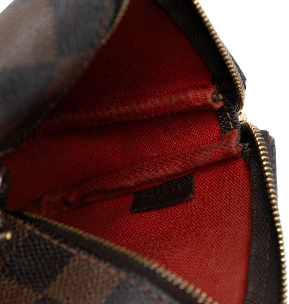 Louis Vuitton Damier Ebene Mini Pochette Accessoires Bruin