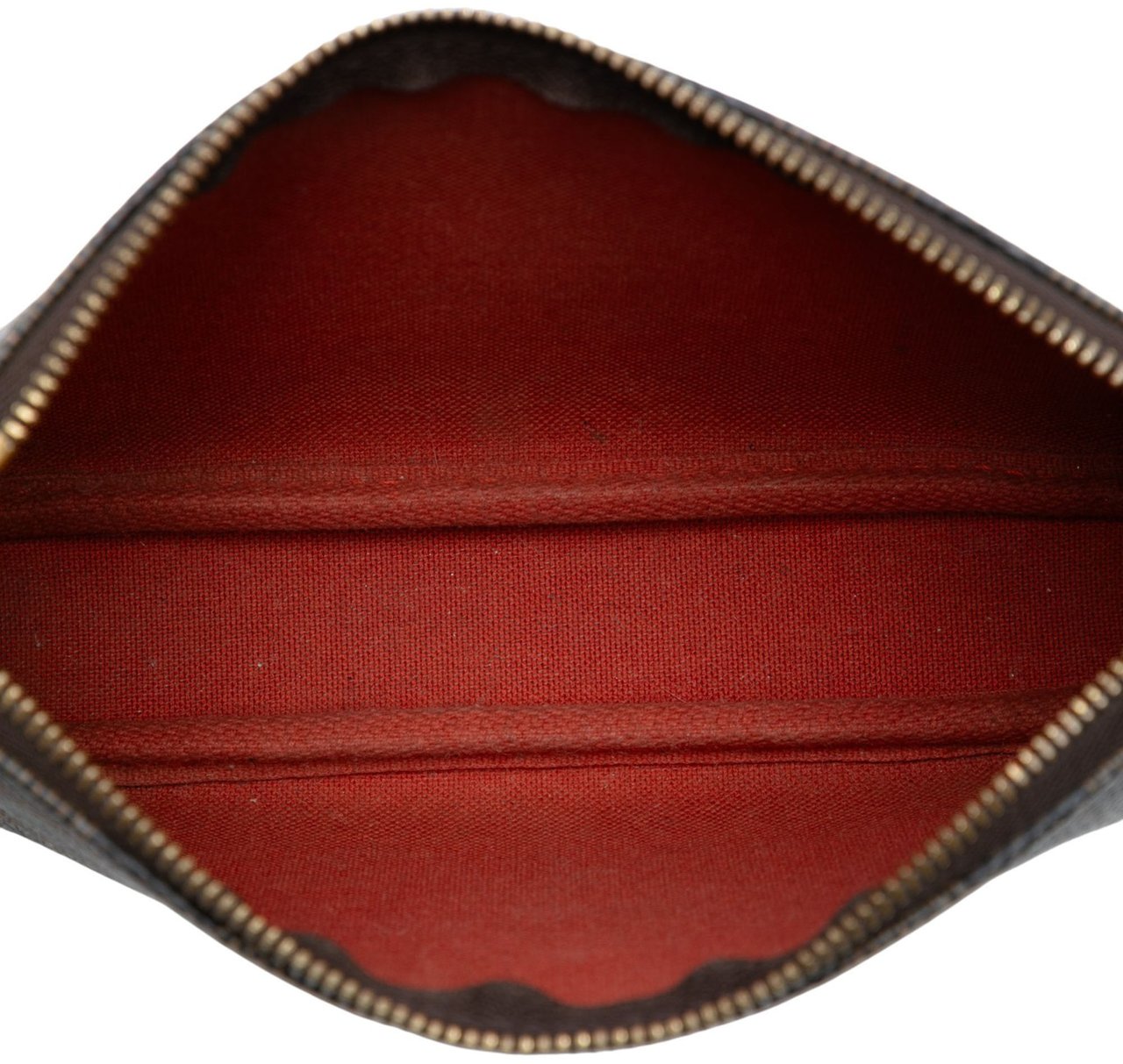 Louis Vuitton Damier Ebene Mini Pochette Accessoires Bruin