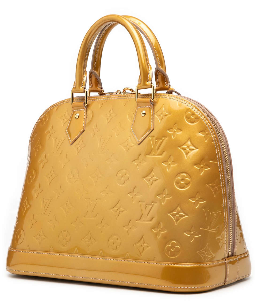 Louis Vuitton Monogram Vernis Alma PM Goud