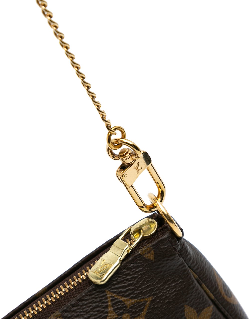 Louis Vuitton Monogram Mini Pochette Accessoires Bruin
