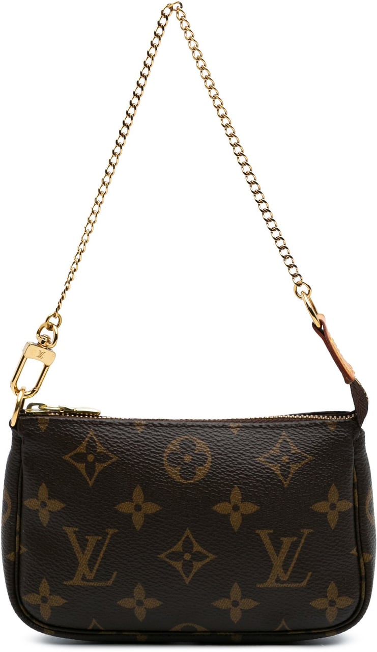 Louis Vuitton Monogram Mini Pochette Accessoires Bruin