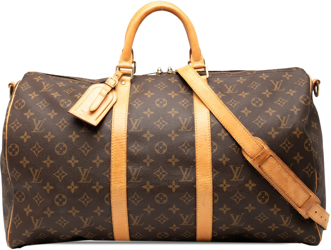 Louis Vuitton Monogram Keepall Bandouliere 50 Bruin