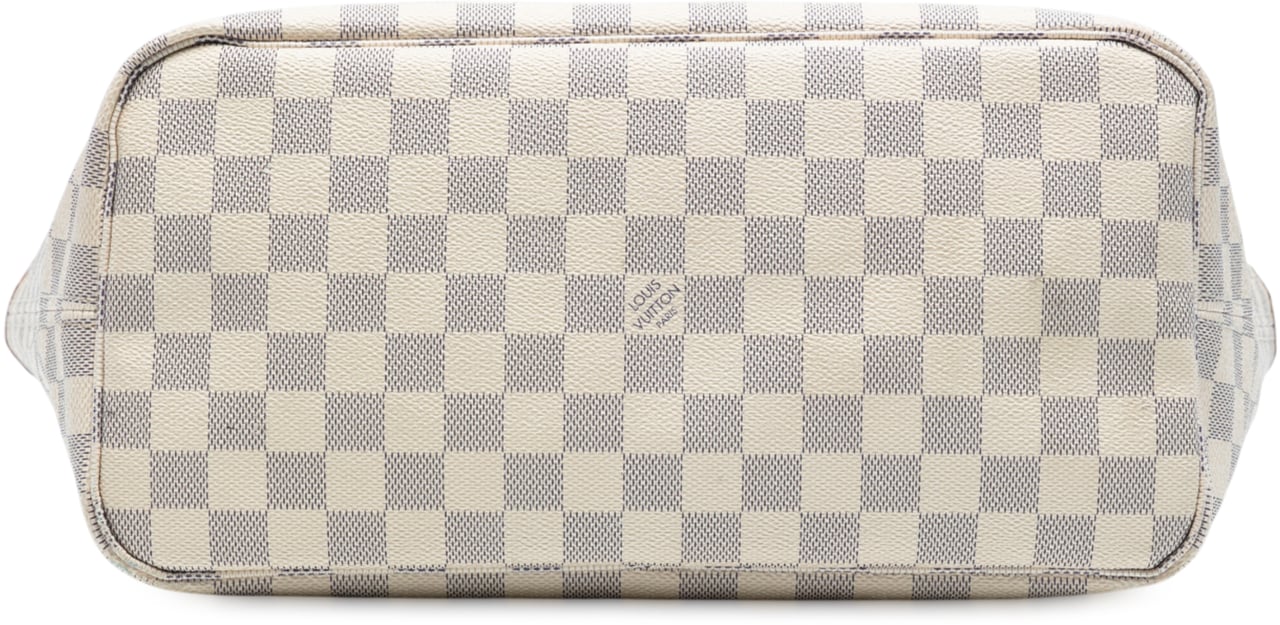 Louis Vuitton Damier Azur Neverfull MM Wit