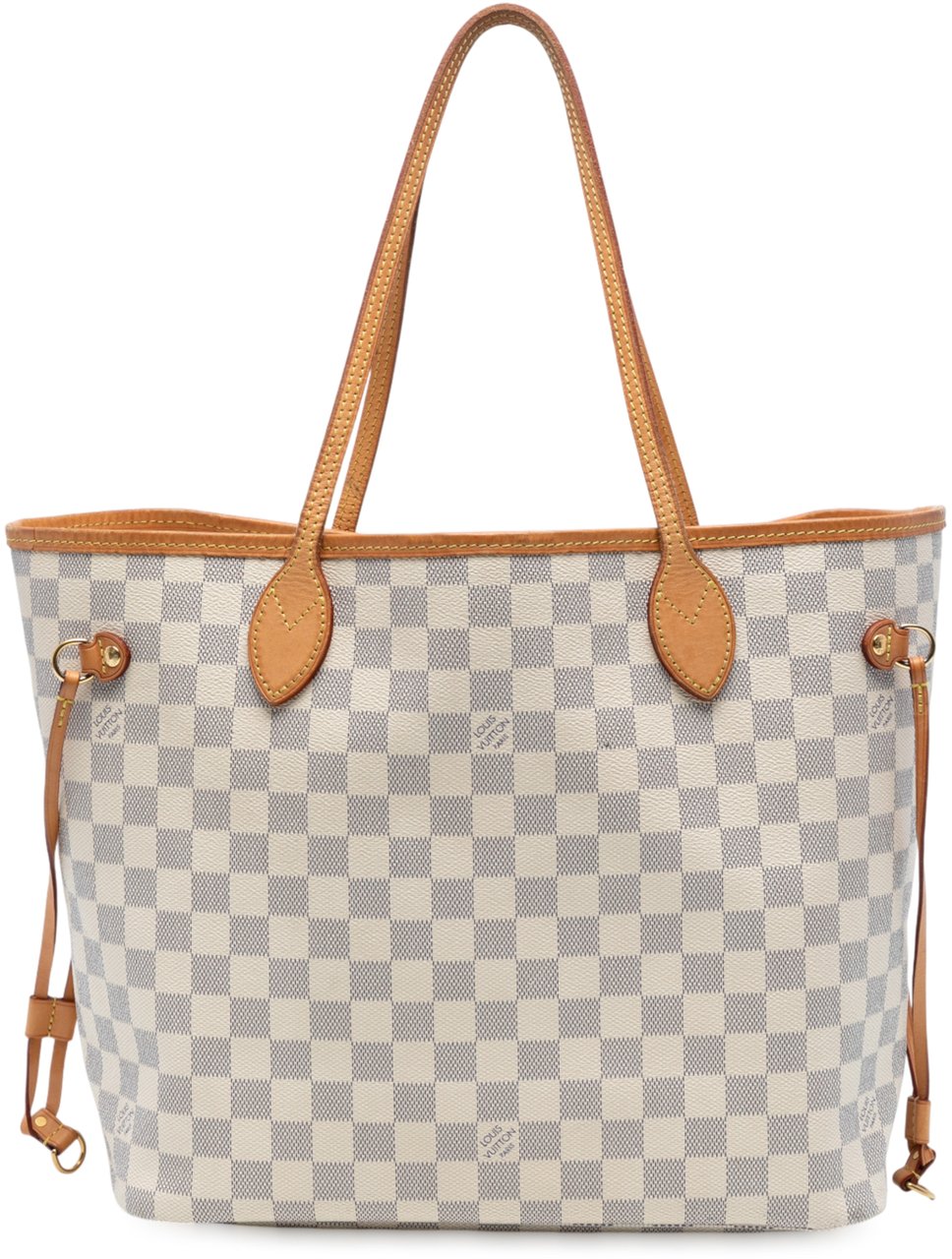Louis Vuitton Damier Azur Neverfull MM Wit