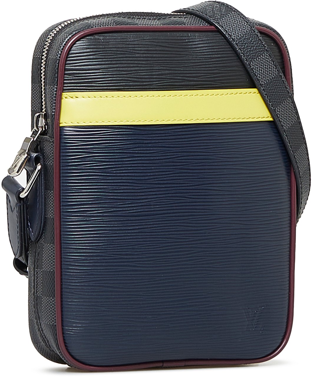 Louis Vuitton Epi Damier Graphite Danube Slim Zwart