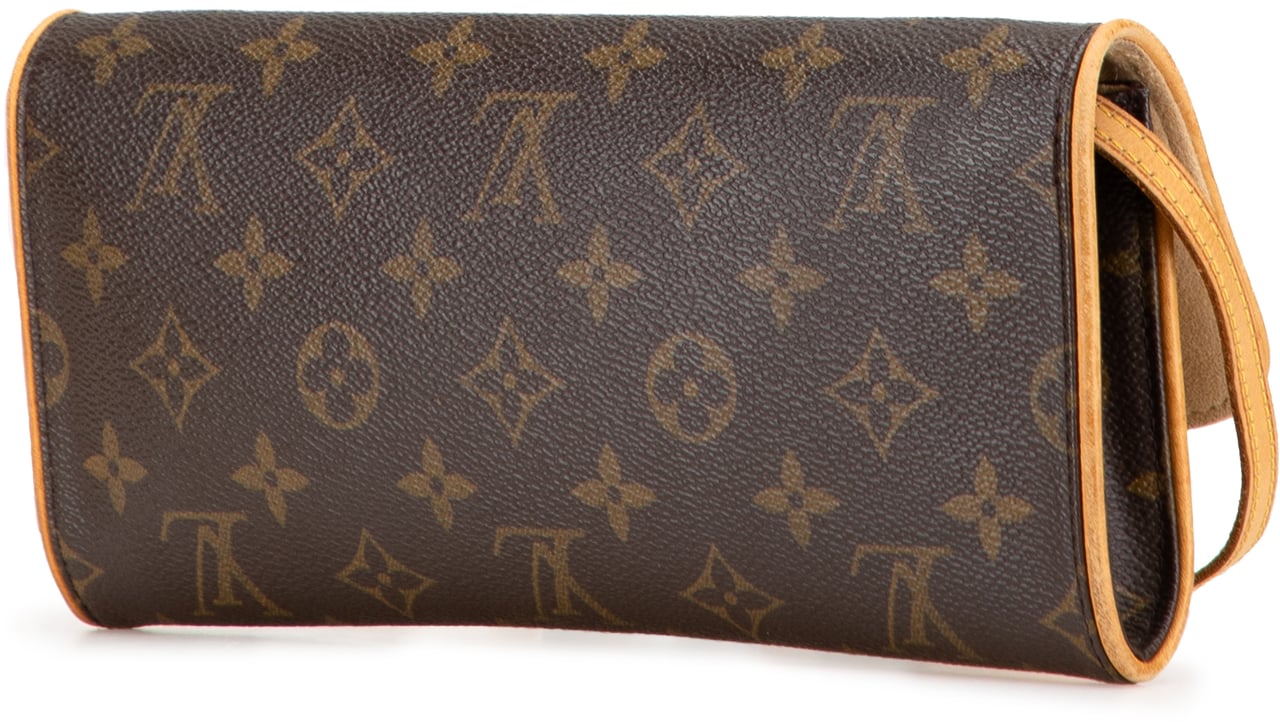 Louis Vuitton Monogram Pochette Twin GM Bruin