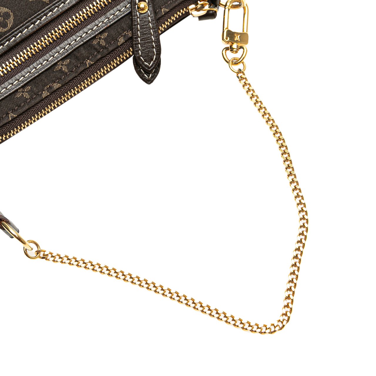 Louis Vuitton Monogram Mini Lin Mini Pochette Accessoires Bruin