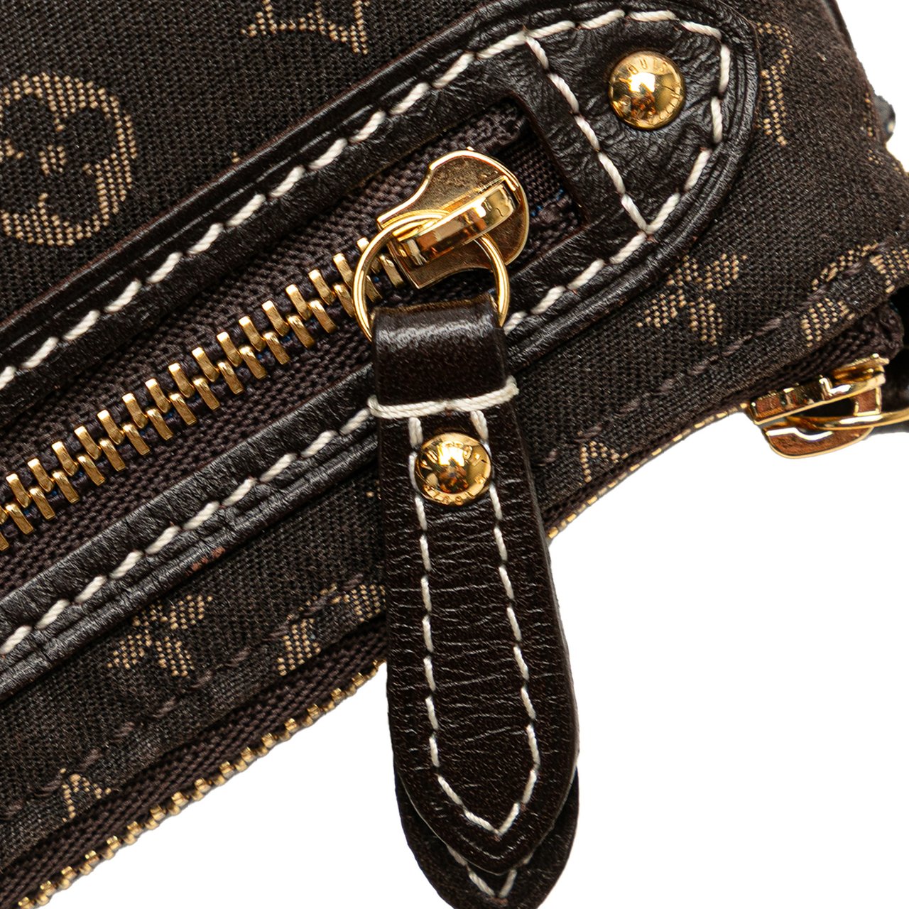 Louis Vuitton Monogram Mini Lin Mini Pochette Accessoires Bruin