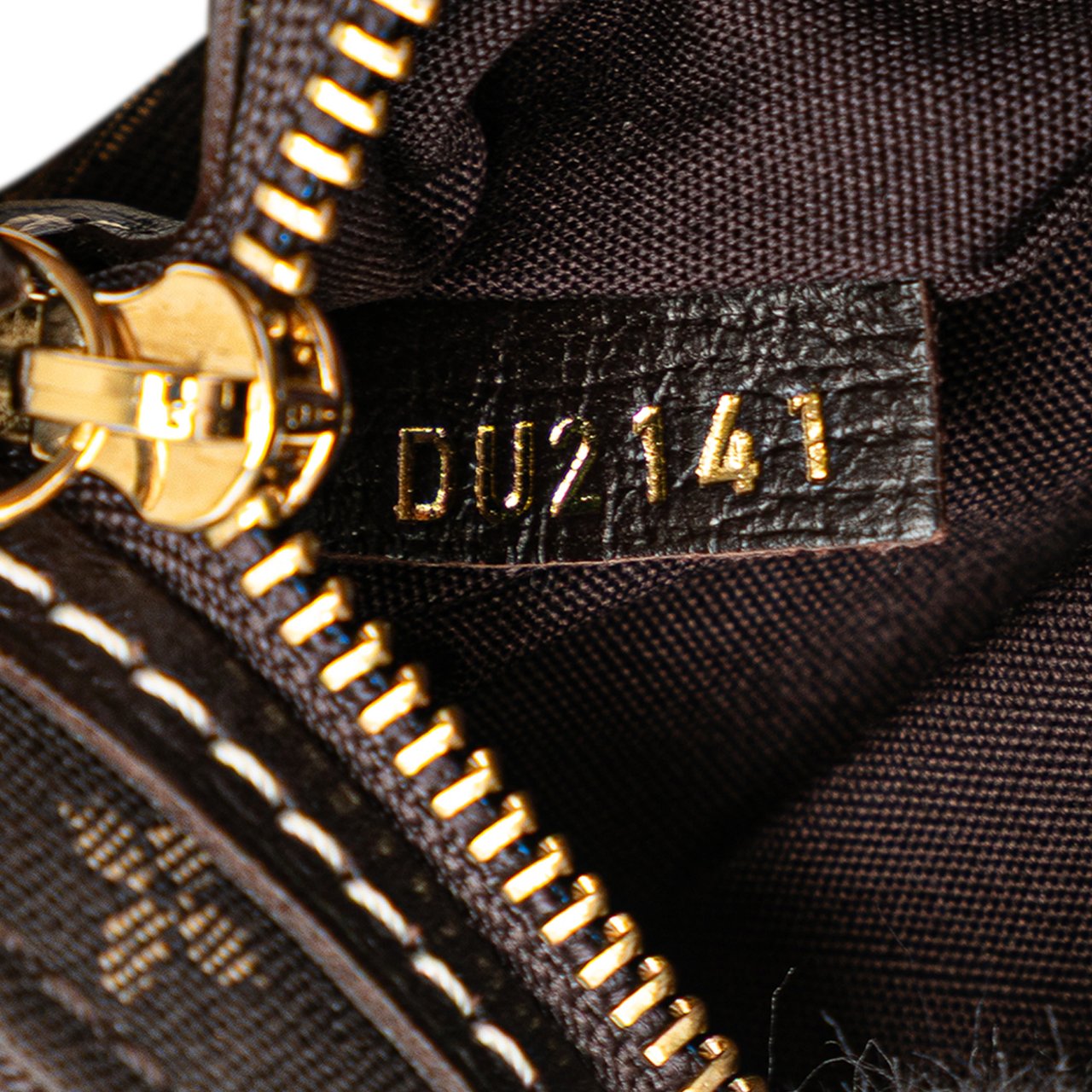 Louis Vuitton Monogram Mini Lin Mini Pochette Accessoires Bruin