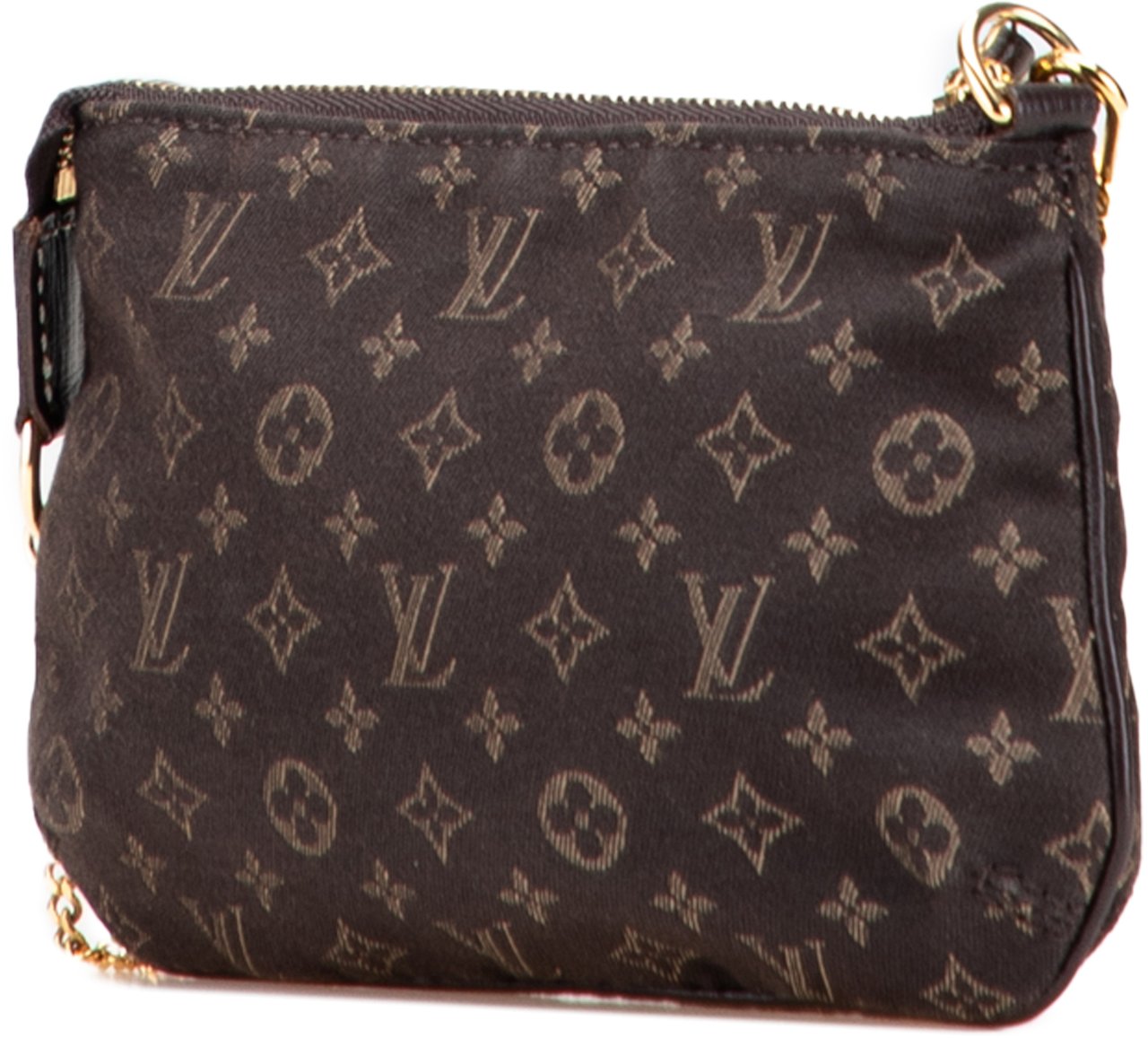 Louis Vuitton Monogram Mini Lin Mini Pochette Accessoires Bruin
